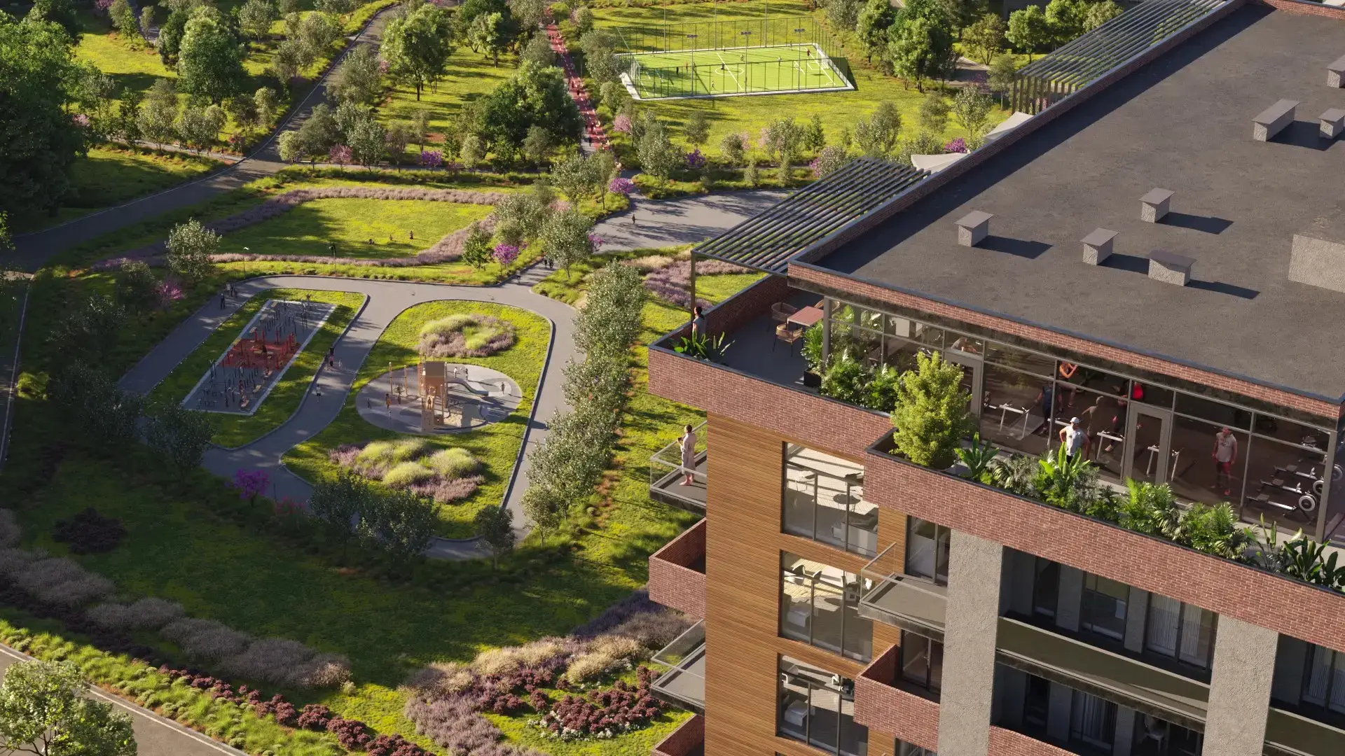 გამწვანებული ეზო