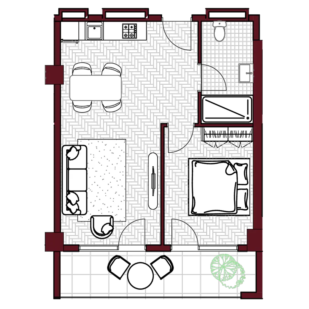 C135 — 2D Floor Plan