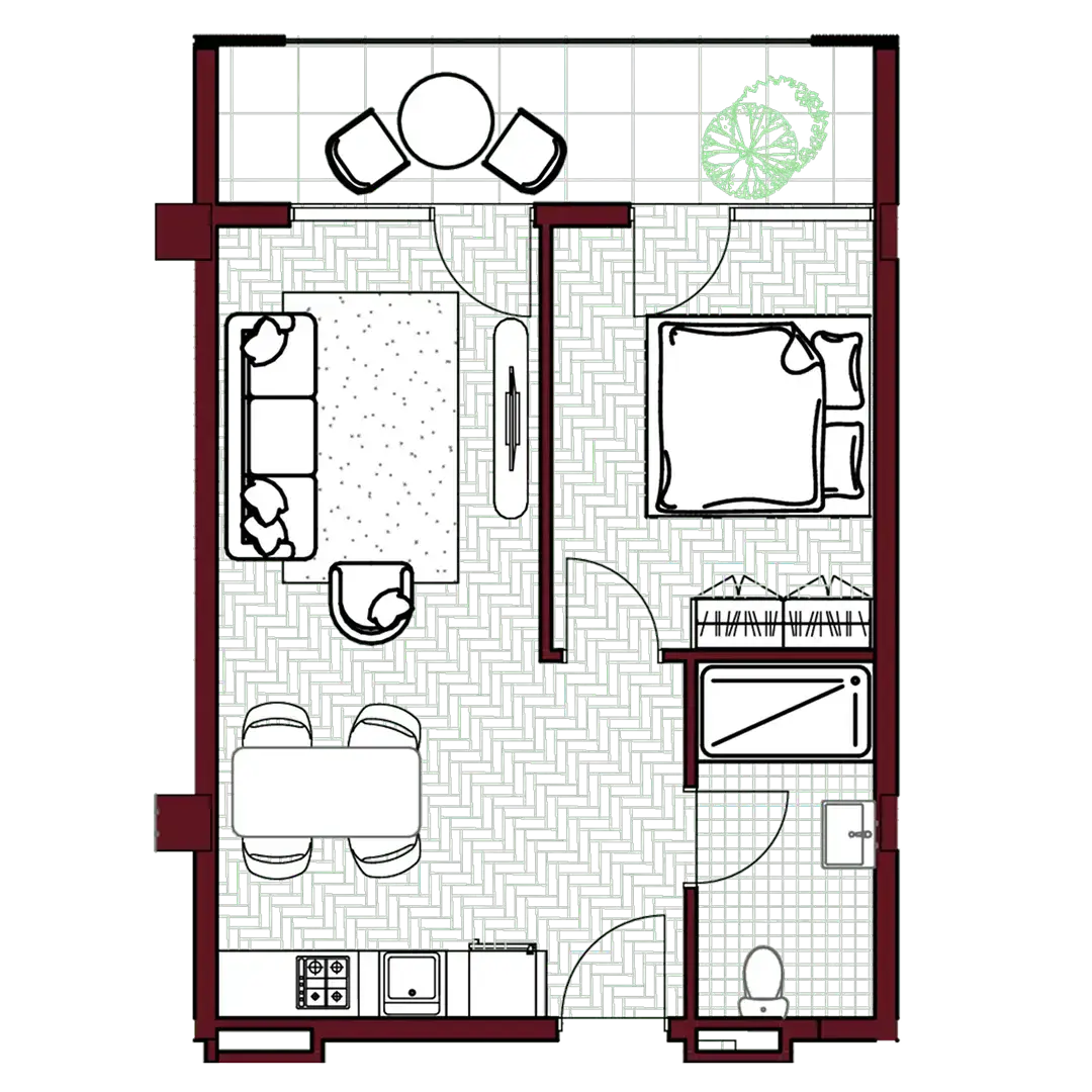 C76 — 2D Floor Plan