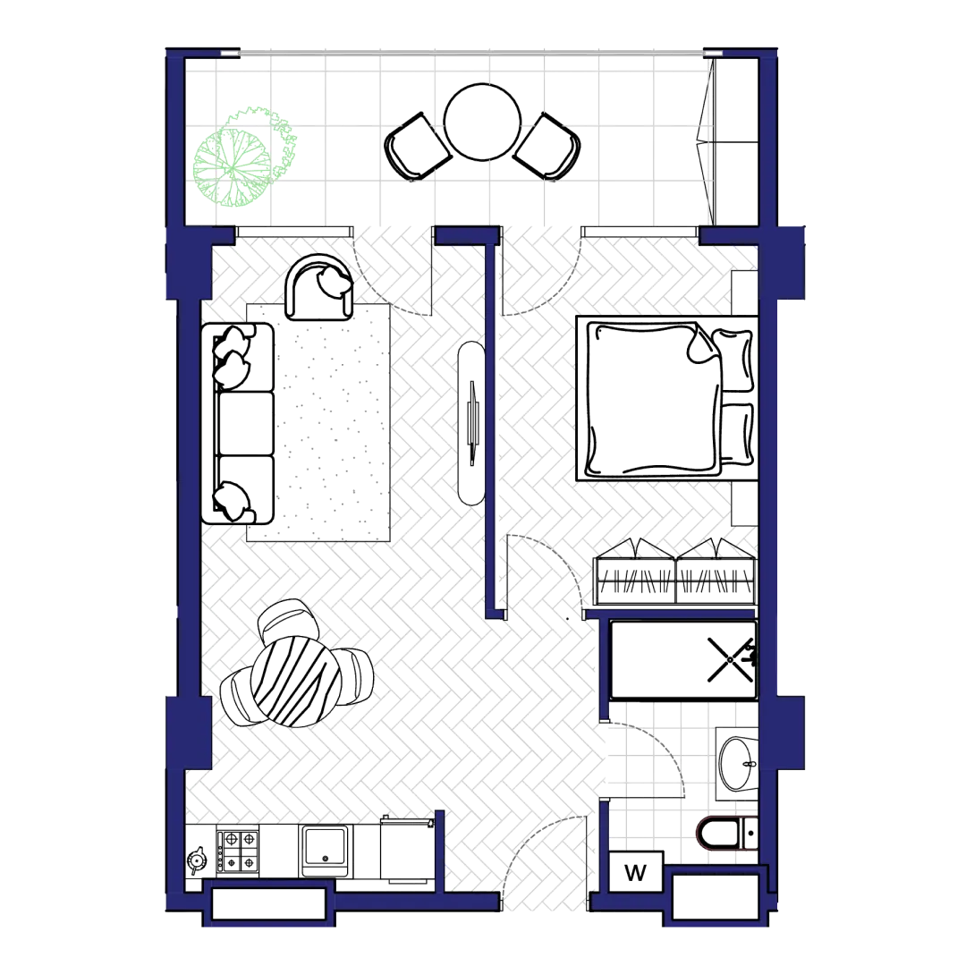 ბინა 126 — გეგმა