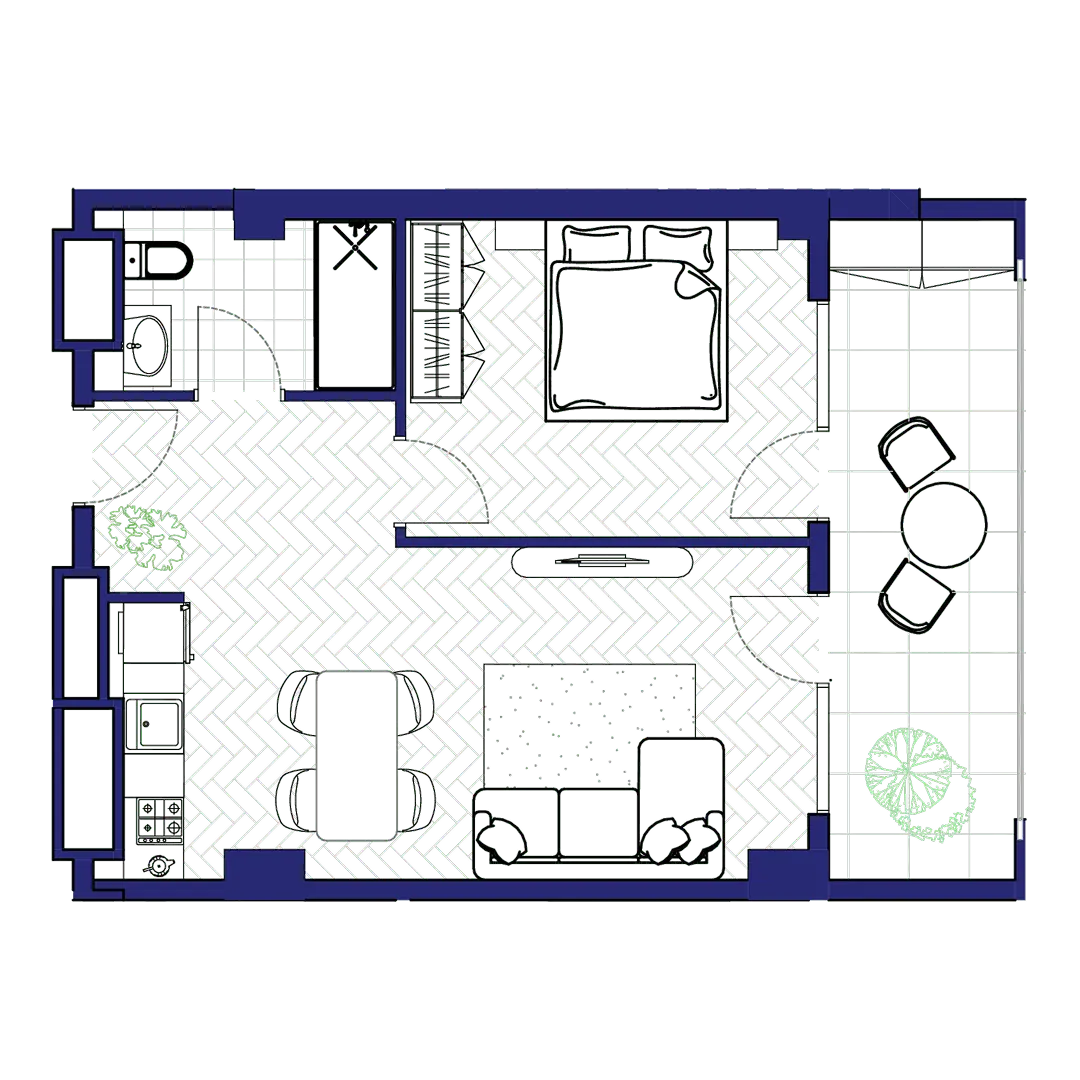 Apartment 136 — floor plan