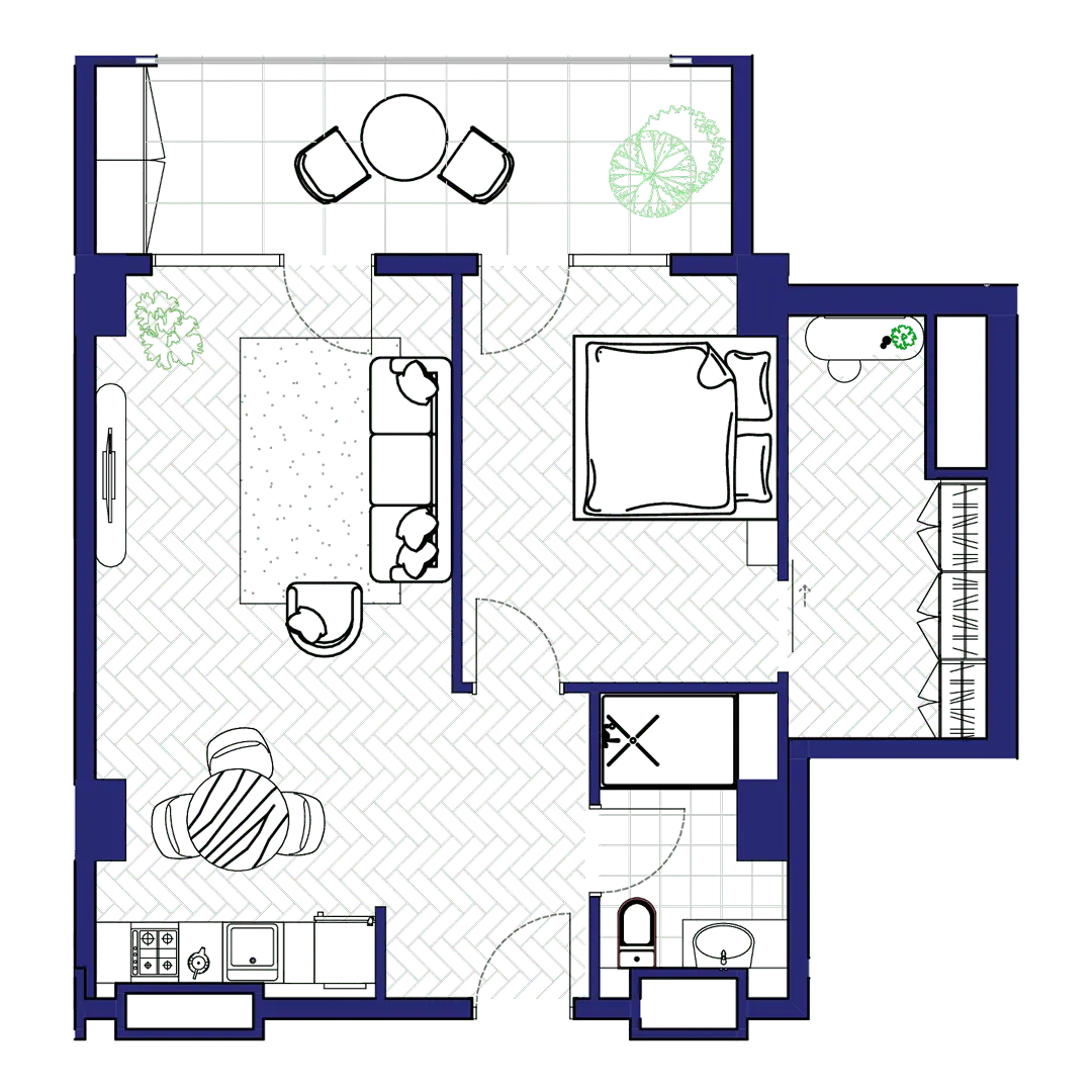 Apartment 143 — floor plan