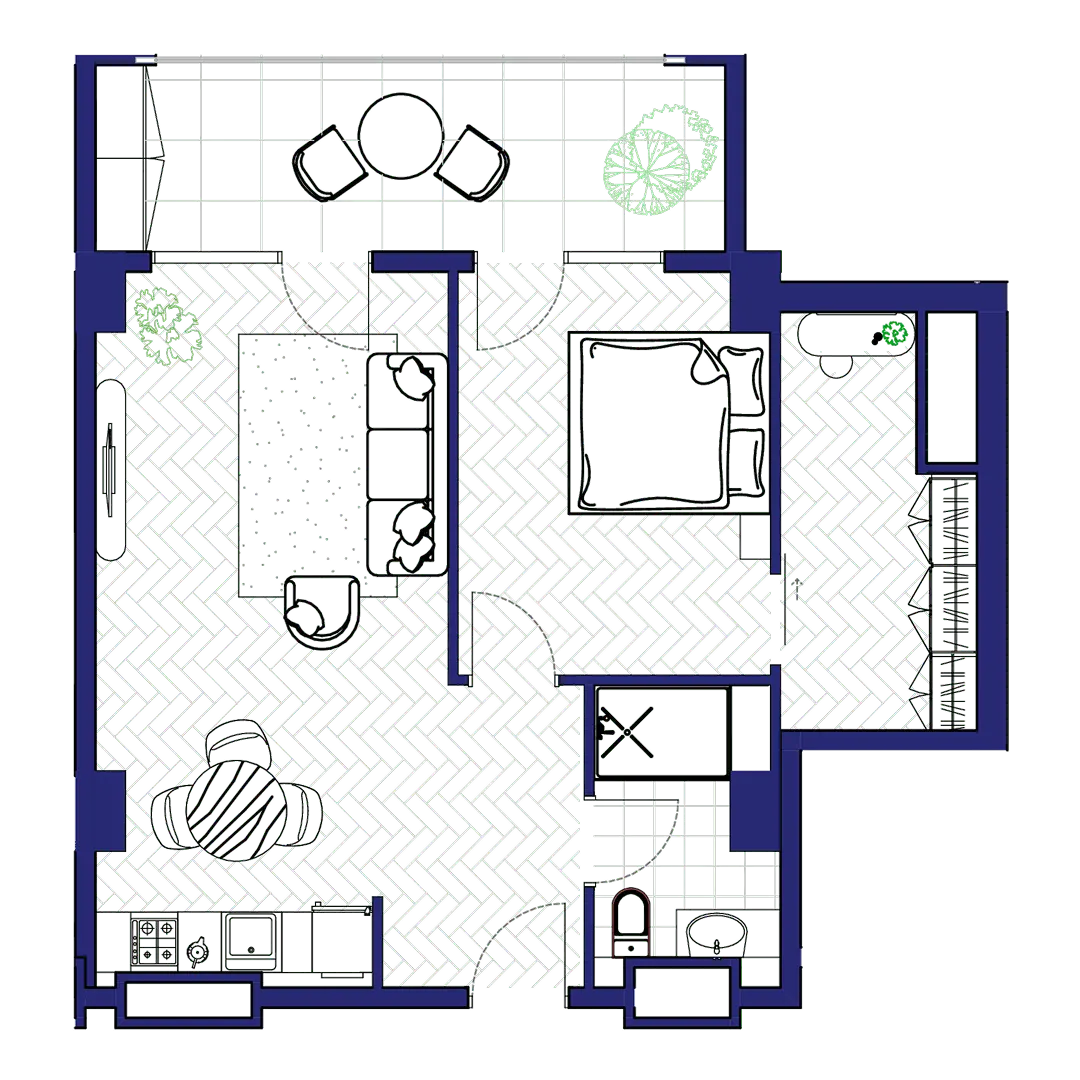 Apartment 161 — floor plan