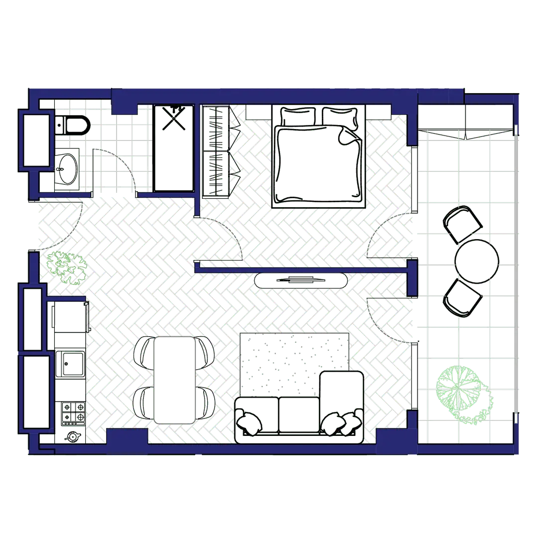 Apartment 172 — floor plan
