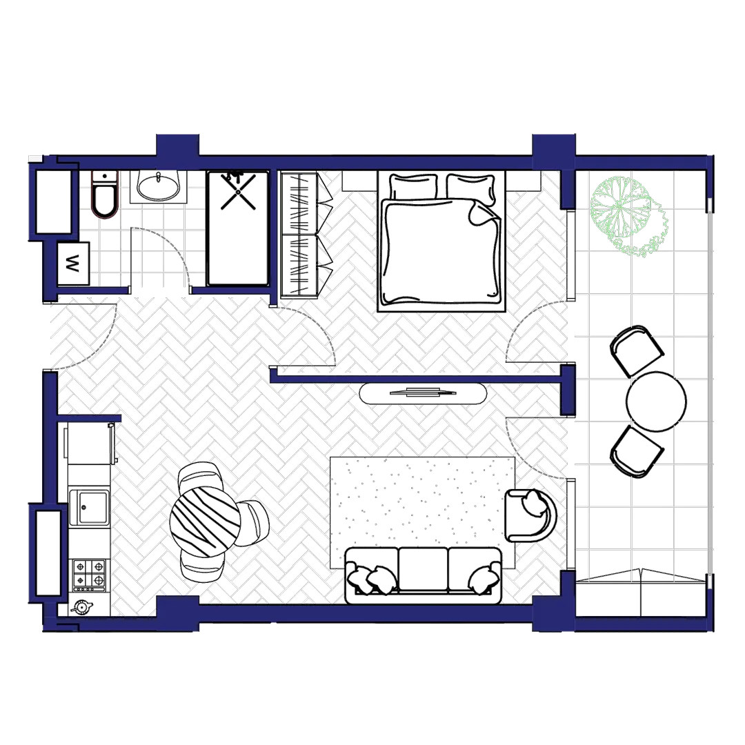 ბინა 207 — გეგმა
