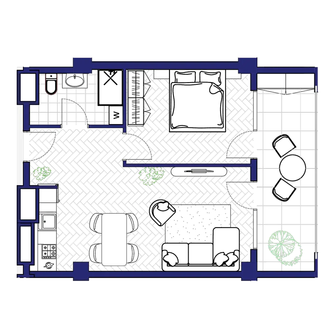 ბინა 224 — გეგმა