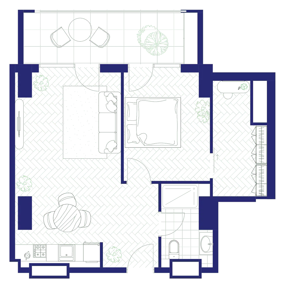 ბინა 30 — გეგმა